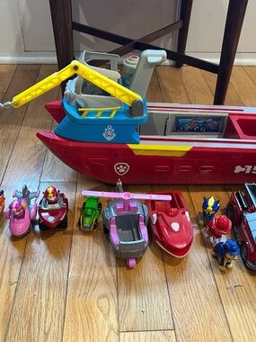 Paw Patrol Red Rescue Ship and more